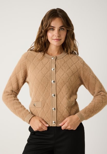 MORE & MORE Cardigan mit dekorativen Knöpfen 10806949