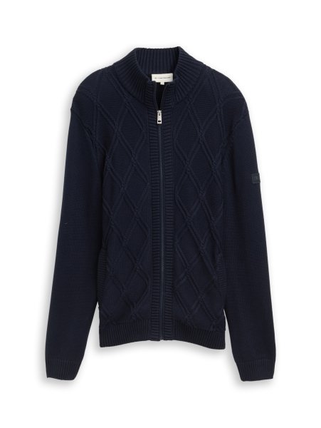 TOM TAILOR Strickjacke mit Zopfmuster 10830019