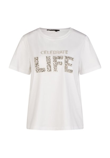 MARC AUREL T-Shirt mit Statement Applikation 10780230