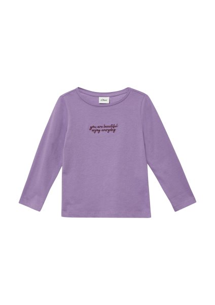 S.OLIVER Longsleeve mit Stickerei-Detail 10814655
