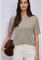 Vorschau: Street One T-Shirt mit Rundhals im Strick-Look 10837686