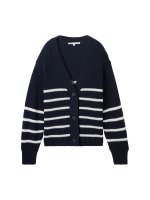 Vorschau: TOM TAILOR DENIM Strick Cardigan mit V-Ausschnitt 10779539
