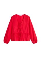 Vorschau: Marc O´Polo Denim Schleifenbluse relaxed aus reiner Bio-Baumwolle 10832648