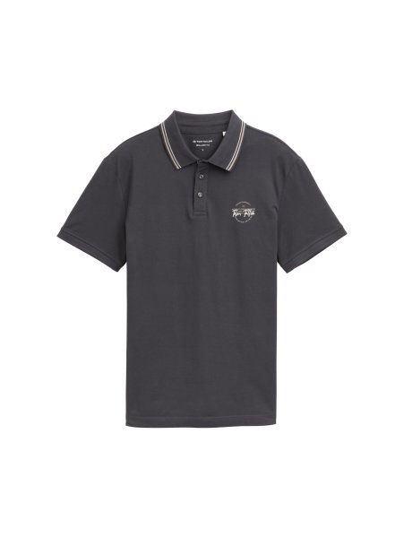 TOM TAILOR Piqué Poloshirt mit prünt 10819408
