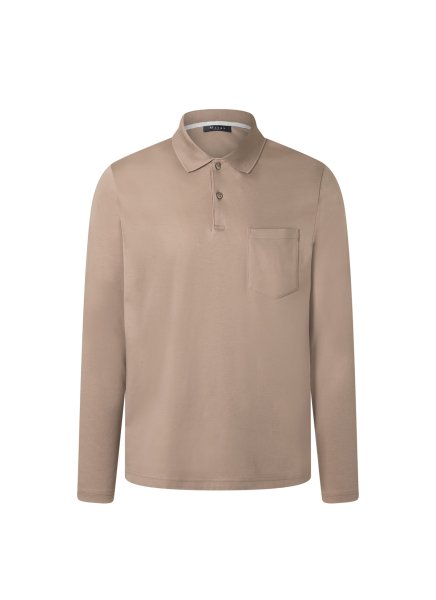 MAERZ MUENCHEN Langarm Poloshirt 10813919