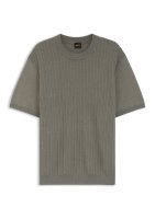 Vorschau: Boss Orange Pullover aus Leinen-Baumwolle mit Rippen- und Reiskornstrukturen 10825259