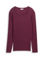 Vorschau: TOM TAILOR Basic Slim Fit Langarmshirt 10825404