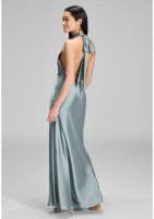 Vorschau: Hey Kyla Neckholder-Satinkleid mit Wasserfallausschnitt 10822900