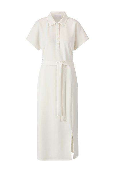 RICH & ROYAL Langes Polokleid mit Bindegürtel 10816994