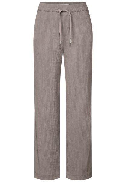 STREET ONE Wide Leg Hose mit Struktur 10803458