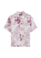 Vorschau: Marc O´Polo Kurzarm-Leinenhemd regular mit Allover-Print 10844593