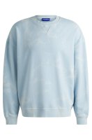 Vorschau: HUGO BLUE Sweatshirt aus Baumwoll-Terry mit Batik-Effekt 10782140