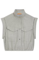 Vorschau: BOSS ORANGE Ärmelloser Blazer aus meliertem Stretch-Flanell 10805498