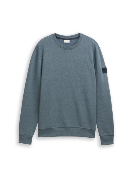 TOM TAILOR Sweatshirt in Melange-Optik 10825363