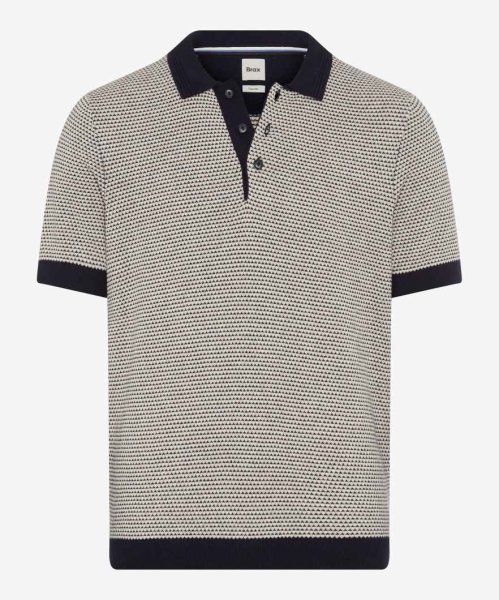 BRAX Jacquard Strickpolo 10790174