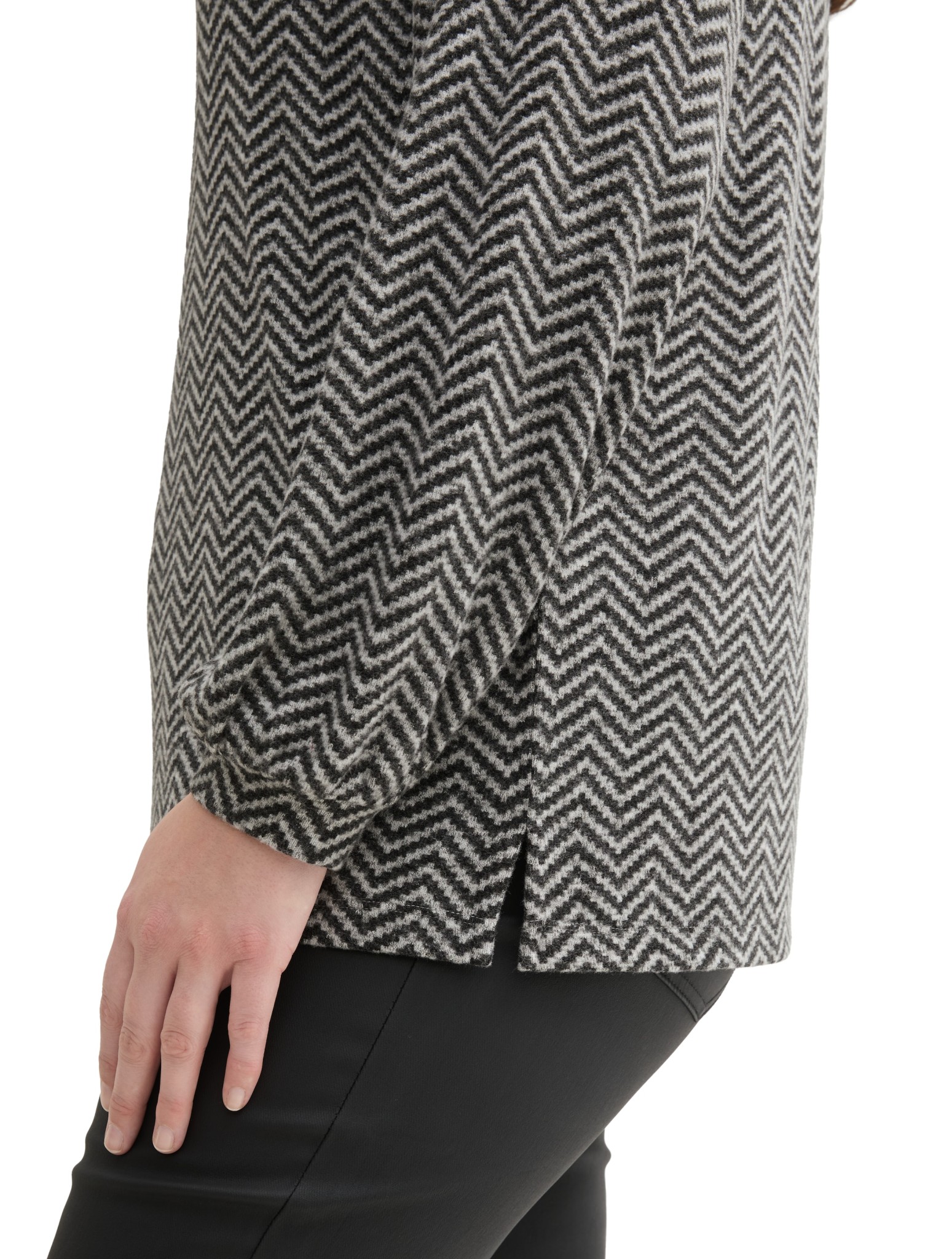 TOM TAILOR PLUS Langarmshirt mit Muster 10788783