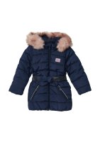 Vorschau: S.OLIVER Wattierter Mantel mit Glitzergürtel und abnehmbarer Kapuze 10811168