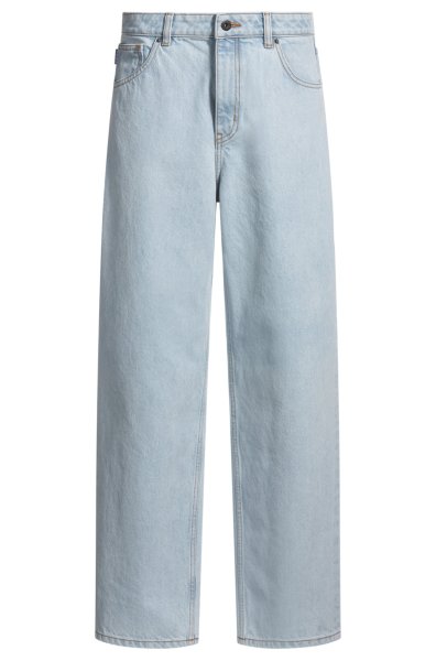 HUGO BLUE Relaxed-Fit Jeans aus blauem Denim 10782286