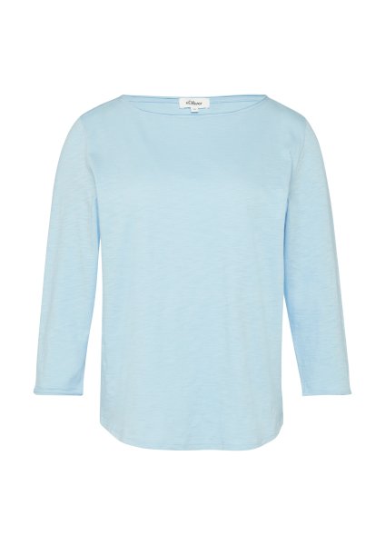 S.OLIVER Longsleeve aus Flammgarn mit 3/4-Ärmeln 10788500