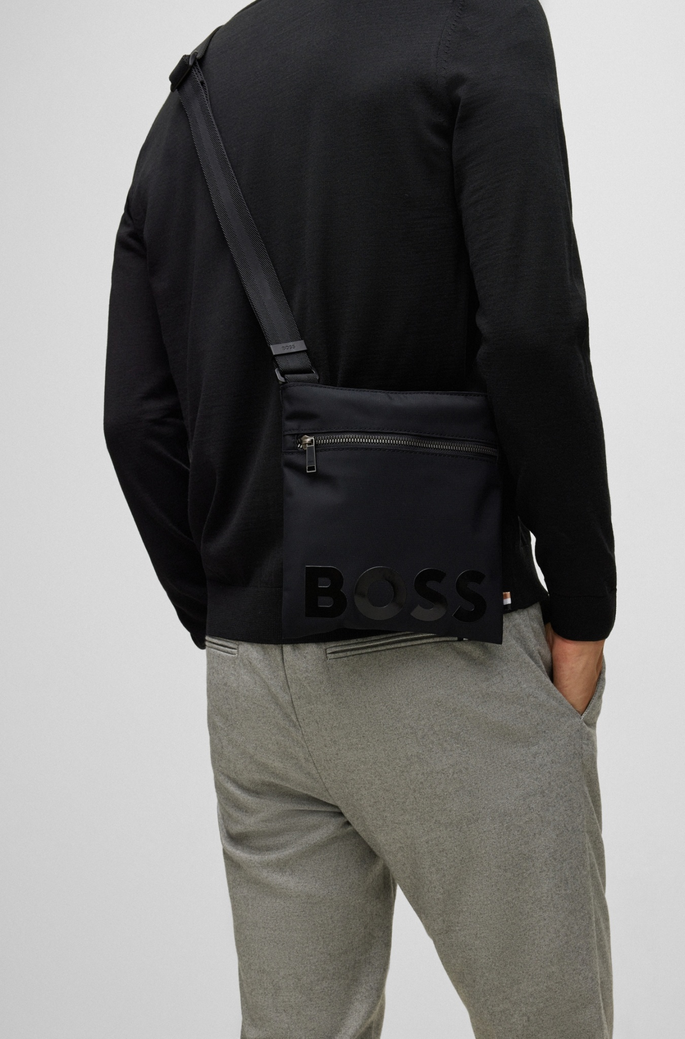 Hugo boss nylon bag sale