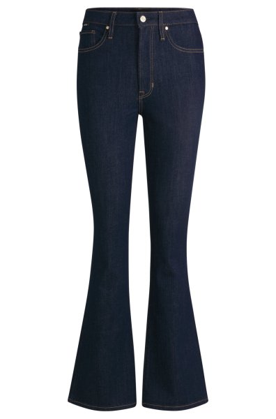 BOSS Jeans aus blauem Stretch-Denim mit Logo-Details 10750003