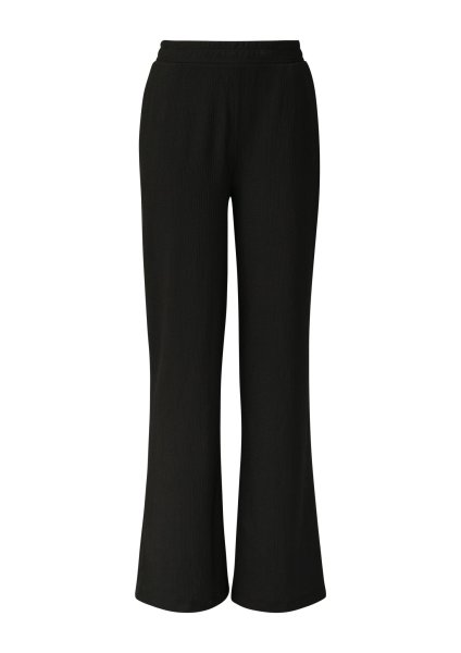 S.OLIVER Strukturierte Jerseyhose mit Elastikbund 10801786