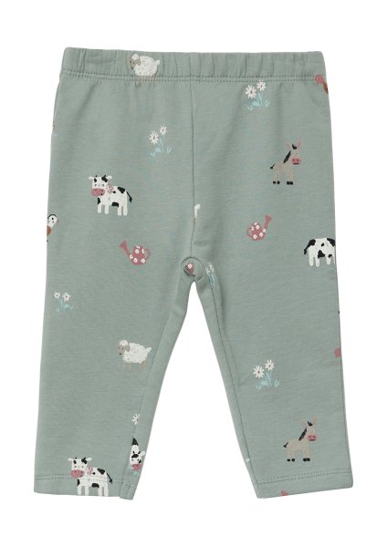 S.OLIVER Leggings mit All-over-Print und Elastikbund 10814637