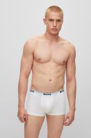 Vorschau: BOSS DREIER-PACK BOXERSHORTS AUS STRETCH-BAUMWOLLE MIT LOGOS AM BUND Power 10679623