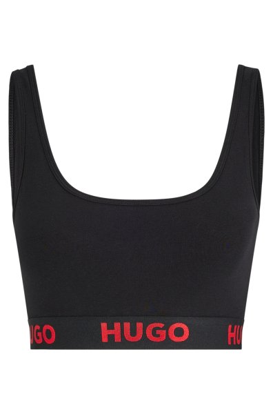 HUGO RED BRALETTE AUS STRETCH-BAUMWOLLE MIT LOGO-BAND SPORTY 10682301