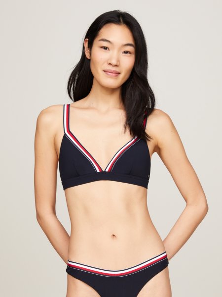 TOMMY HILFIGER GLOBAL STRIPE GEPOLSTERTES TRIANGEL-BIKINIOBERTEIL 10735909