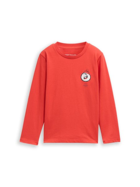 TOM TAILOR DENIM Langarmshirt mit Print 10830029