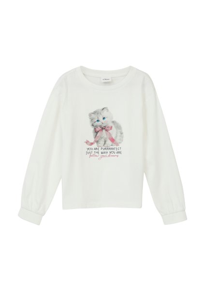 S.OLIVER Longsleeve im Loose Fit mit Frontprint 10811070