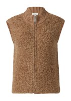 Vorschau: S.OLIVER Strickweste mit Zwei-Wege-Reißverschluss und Stehkragen 10814707