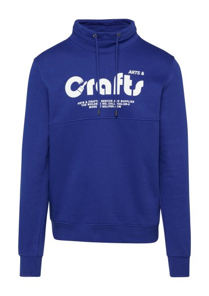 S.OLIVER Sweatshirt mit Frontprint und Snood-Kragen 10776838