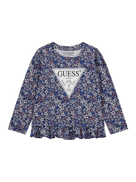 GUESS Leoprint Langarmshirt 10817682