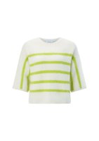 Vorschau: Rich & Royal Crew NK Stripes Cropped 10842058