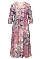 Vorschau: BIANCA Cooles Druckkleid mit V-Neck in Mesh-Ware 10804317