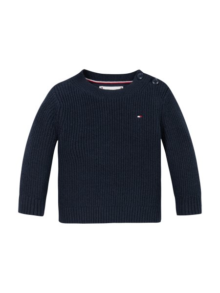 TOMMY HILFIGER Rippstrick-Rundhalspullover 10768753