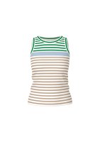 Vorschau: Marc Cain Ringel-Top aus Baumwollstretch 10830078