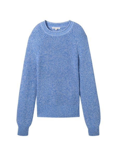 TOM TAILOR DENIM Strickpullover mit leichten Ballonärmeln 10779538