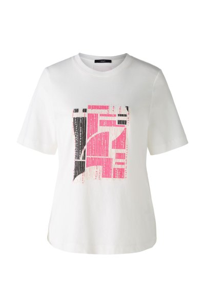 OUI T-Shirt reine Baumwolle 10781636