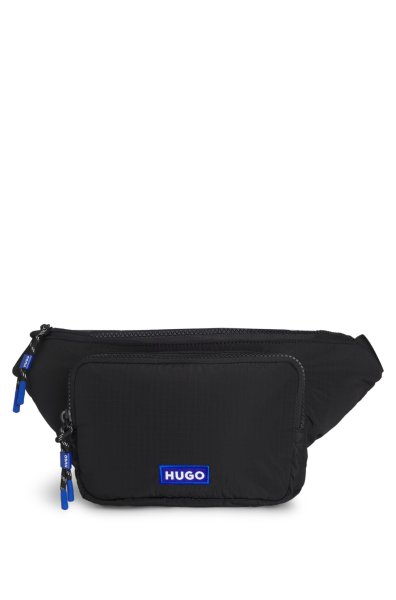 HUGO BLUE Gürteltasche mit Reißverschluss und besticktem Logo-Aufnäher 10782135