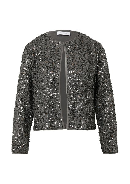 COMMA Blusenjacke mit Allover-Pailletten 10820918