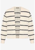 Vorschau: ZERO Strickjacke mit Streifen offener Style 10846488