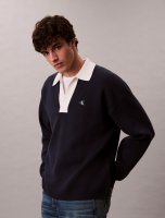 Vorschau: CALVIN KLEIN JEANS LS SOLID OVERSIZED JOHNNY COLLAR Sweatshirt 10806396
