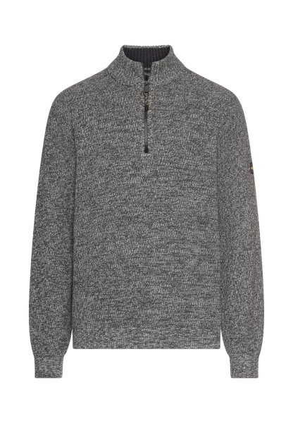 CAMEL ACTIVE Strick Troyer mit strukturiertem Obermaterial und Reißverschluss 10814136
