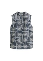 Vorschau: MARC O´POLO Ärmellose Print-Bluse flared aus leichtem Baumwoll-Voile 10801331