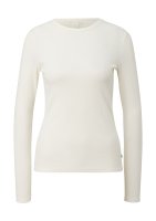Vorschau: QS Langarmshirt mit Rippstruktur 10745260