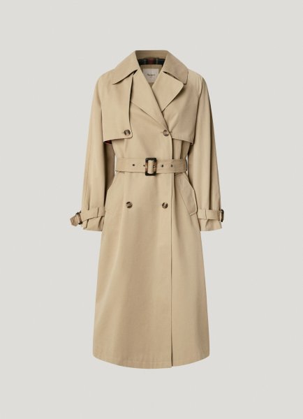 PEPE JEANS Trenchcoat Lang Wasserdicht 10806072