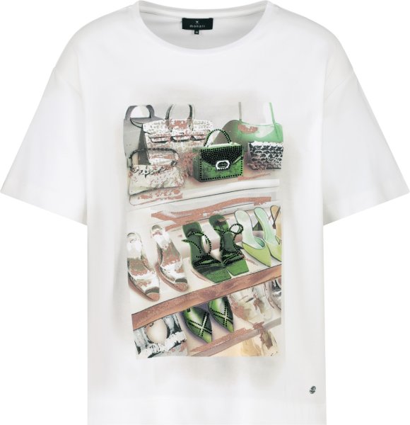 MONARI T-Shirt mit Schuh- und Taschenprint 10790220